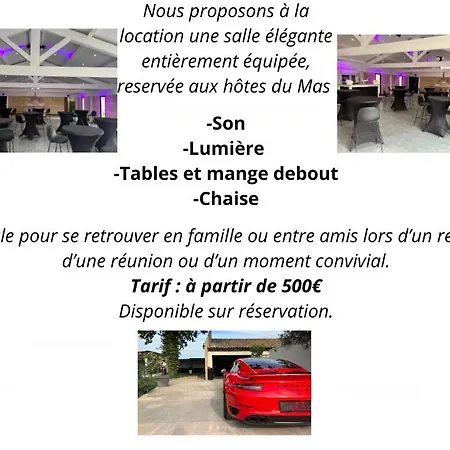 Mas La Farelle D'hote,fitness&salle De Jeux Gratuite&spa En Supplément 4* Nimes